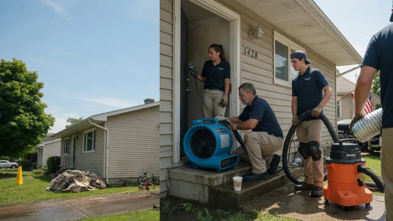 Water Damage Restoration in Little York, IL near me